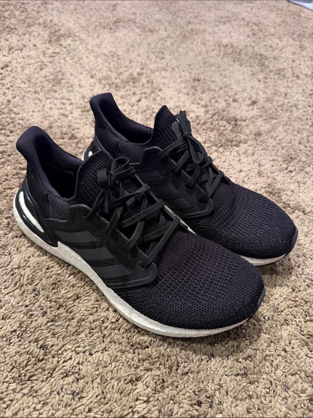 adidas Black Knit Ultraboost Sneakers
